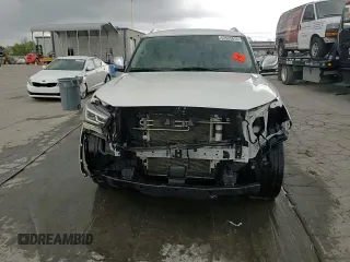 2018 Infiniti QX80 with VIN JN8AZ2NE9J9191221, listed as a Copart auction lot 52523615 with 114,002 mi miles and Salvage Title. Bid and sale history available at carsss.com. Image 14.