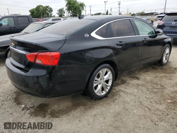 2014 Chevrolet Impala LT with VIN 1G1115SL0EU143805, listed as a Copart auction lot 59611915 with 186,098 mi miles and Salvage title. Bid and sale history available at DreamBid. Image 3.