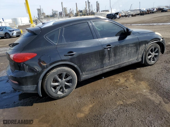 2010 Infiniti EX35 Journey with VIN JN1AJ0HR9AM755861, listed as a Copart auction lot 46482025 with 232,316 mi miles and Salvage Title. Bid and sale history available at carsss.com. Image 3.