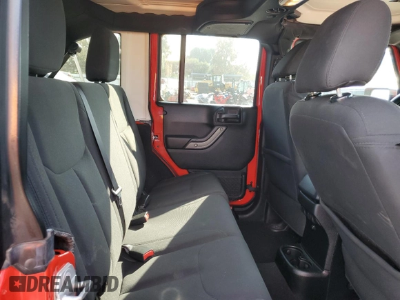 2018 Jeep Wrangler JK Unlimited Sport S with VIN 1C4HJWDGXJL855671, listed as a Copart auction lot 84122204 with 86,527 mi miles and Salvage Title. Bid and sale history available at carsss.com. Image 12.