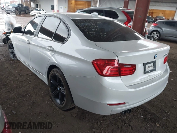 2013 BMW 3 Series 328i with VIN WBA3A5G56DNP21292, listed as a IAAI auction lot 41744463 with 1 mi miles. Bid and sale history available at carsss.com. Image 3.