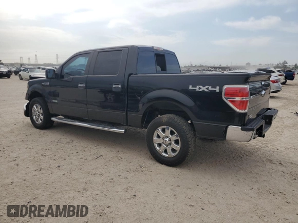 2014 Ford F-150 XL with VIN 1FTFW1ET1EFA43915, listed as a Copart auction lot 53135585 with 176,680 mi miles and Salvage title. Bid and sale history available at DreamBid. Image 2.