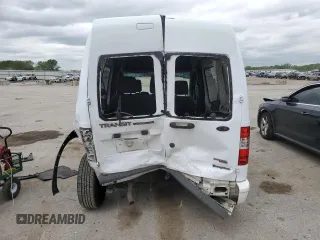 2010 Ford Transit Connect XLT with VIN NM0KS6BNXAT000034, listed as a Copart auction lot 54598985 with 133,444 mi miles and Salvage title. Bid and sale history available at DreamBid. Image 6.