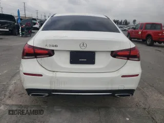 2020 Mercedes-Benz A 220 with VIN W1K3G4EB4LJ231871, listed as a Copart auction lot 51982155 with 55,637 mi miles and Salvage title. Bid and sale history available at DreamBid. Image 6.