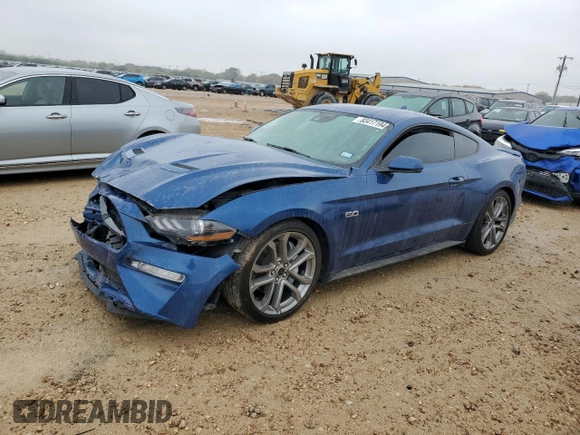 2022 Ford Mustang GT with VIN 1FA6P8CF0N5123558, listed as a Copart auction lot 83417194 with Not Provided miles and Salvage Title. Bid and sale history available at DreamBid. Image 1.