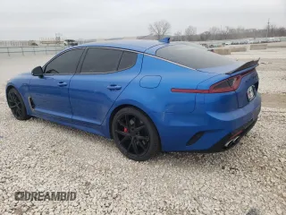2018 Kia Stinger GT2 with VIN KNAE55LC6J6038788, listed as a Copart auction lot 45280774 with 48,108 mi miles and Salvage Title. Bid and sale history available at carsss.com. Image 2.