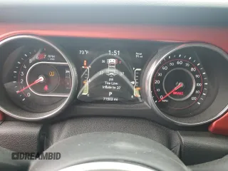 2018 Jeep Wrangler Unlimited Rubicon with VIN 1C4HJXFNXJW141877, listed as a Copart auction lot 55913055 with 71,503 mi miles and Salvage title. Bid and sale history available at DreamBid. Image 9.
