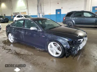 2014 Audi S4 Premium Plus with VIN WAUBGAFL5EA148901, listed as a Copart auction lot 50371735 with 112,367 mi miles and Salvage Title. Bid and sale history available at carsss.com. Image 4.