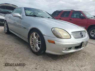 2004 Mercedes-Benz SLK-Class with VIN WDBKK65F54F304252, listed as a Copart auction lot 74955804 with 0 mi miles and Salvage Title. Bid and sale history available at carsss.com. Image 4.
