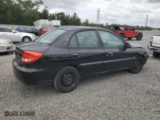 2004 Kia Rio with VIN KNADC125046349408, listed as a Copart auction lot 79868034 with 97,450 mi miles and Clean Title. Bid and sale history available at carsss.com. Image 3.