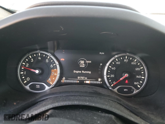 2021 Jeep Renegade Limited with VIN ZACNJDD13MPM24699, listed as a Copart auction lot 53725725 with 91,757 mi miles and Non repairable. Bid and sale history available at DreamBid. Image 9.