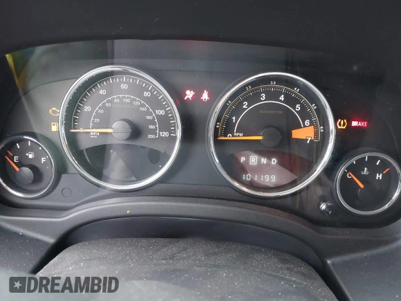 2016 Jeep Compass High Altitude Edition with VIN 1C4NJCEA6GD619825, listed as a IAAI auction lot 40775452 with 101,199 mi miles. Bid and sale history available at carsss.com. Image 7.