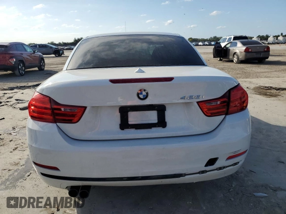 2016 BMW 4 Series 428i with VIN WBA3V7C57G5A27594, listed as a Copart auction lot 87968815 with 55,058 mi miles and Salvage title. Bid and sale history available at DreamBid. Image 6.