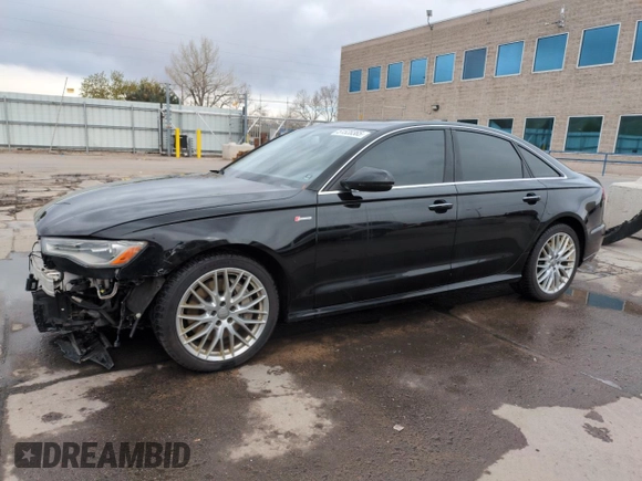 2016 Audi A6 Premium Plus with VIN WAUFGAFC0GN005223, listed as a Copart auction lot 51528365 with 115,138 mi miles and Salvage Title. Bid and sale history available at DreamBid. Image 1.