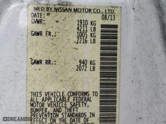 2014 Nissan Altima 2.5 SL with VIN 1N4AL3AP8EC107009, listed as a Copart auction lot 48996095 with 89,428 mi miles and Salvage Title. Bid and sale history available at carsss.com. Image 14.