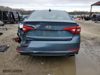 2017 Hyundai Sonata 2.4L with VIN 5NPE24AFXHH556986, listed as a Copart auction lot 46777365 with 64,796 mi miles and Salvage Title. Bid and sale history available at carsss.com. Image 6.