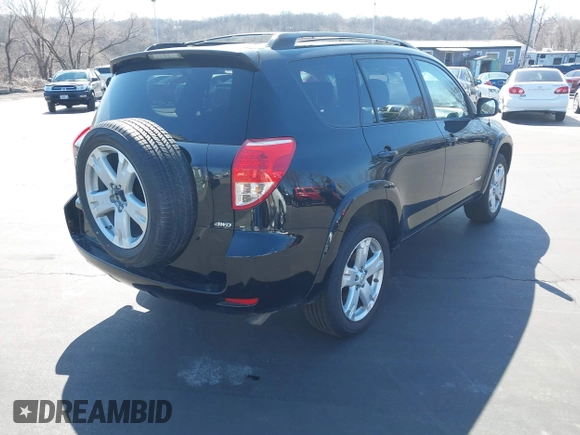 2007 Toyota RAV4 Sport with VIN JTMBD32V776040073, listed as a IAAI auction lot 41756430 with 141,354 mi miles. Bid and sale history available at carsss.com. Image 4.