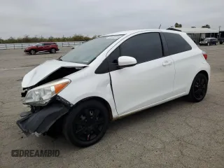 2014 Toyota Yaris L with VIN JTDJTUD38ED592481, listed as a Copart auction lot 85538974 with 134,826 mi miles and Salvage Title. Bid and sale history available at carsss.com. Image 1.
