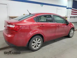 2015 Kia Rio EX with VIN KNADN4A35F6499738, listed as a Copart auction lot 45329805 with 99,029 mi miles and Salvage Title. Bid and sale history available at carsss.com. Image 3.