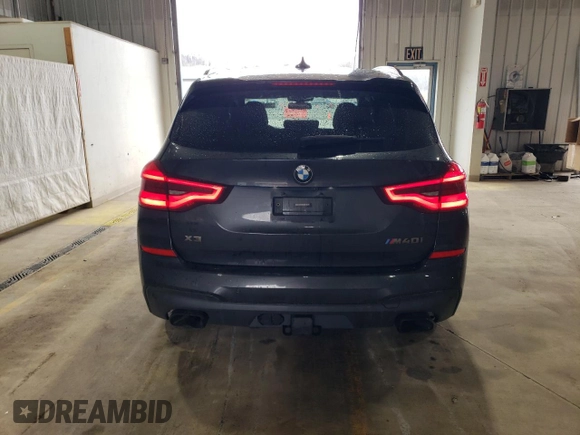 2019 BMW X3 M40i with VIN 5UXTS3C54K0Z03897, listed as a Copart auction lot 51805765 with 73,374 mi miles and Salvage Title. Bid and sale history available at DreamBid. Image 6.