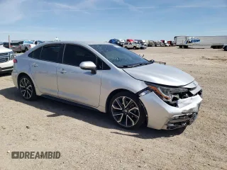 2022 Toyota Corolla SE with VIN JTDS4MCE1N3501612, listed as a Copart auction lot 50232055 with 55,098 mi miles and Salvage Title. Bid and sale history available at carsss.com. Image 4.