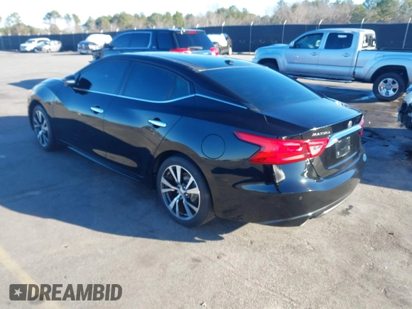 2016 Nissan Maxima SV with VIN 1N4AA6AP0GC385090, listed as a IAAI auction lot 41215857 with 97,072 mi miles and . Bid and sale history available at DreamBid. Image 3.