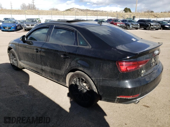2017 Audi A3 Sedan Premium with VIN WAUB8GFF0H1009838, listed as a Copart auction lot 42876204 with 87,542 mi miles. Bid and sale history available at carsss.com. Image 2.