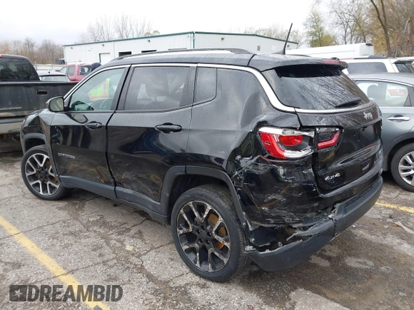 2021 Jeep Compass Limited with VIN 3C4NJDCB1MT526105, listed as a IAAI auction lot 40770390 with 89,856 mi miles and . Bid and sale history available at carsss.com. Image 3.