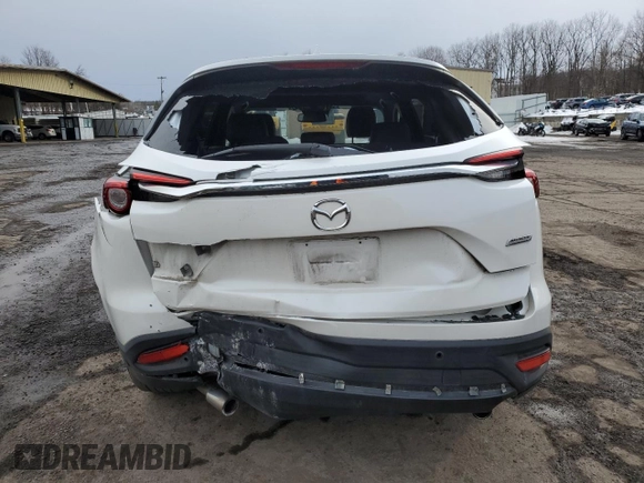2016 Mazda CX-9 Grand Touring with VIN JM3TCADY7G0107820, listed as a Copart auction lot 45944095 with Not Provided miles and Salvage Title. Bid and sale history available at DreamBid. Image 6.