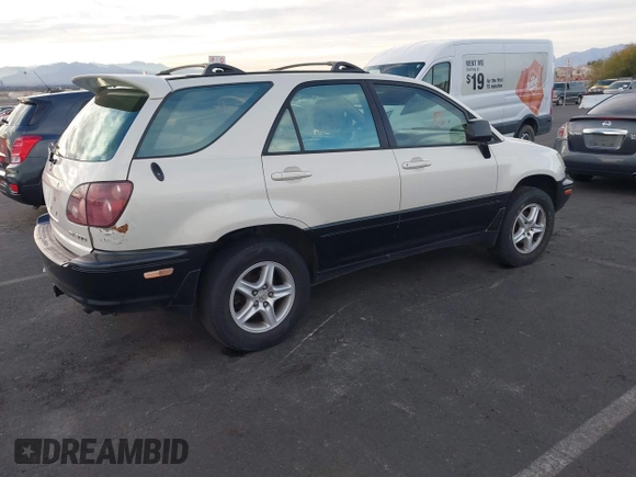 2000 Lexus RX 300 with VIN JT6GF10U2Y0068566, listed as a IAAI auction lot 41636344 with 279,388 mi miles. Bid and sale history available at carsss.com. Image 4.