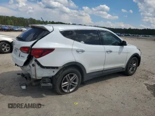 2018 Hyundai Santa Fe 2.4L with VIN 5NMZT3LBXJH064786, listed as a Copart auction lot 57051115 with 127,691 mi miles and Salvage title. Bid and sale history available at DreamBid. Image 3.