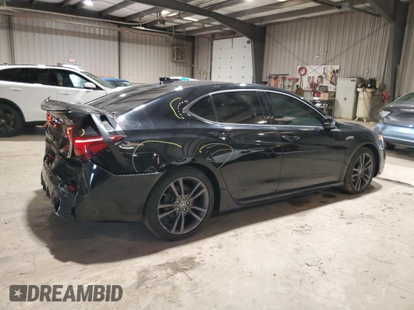 2018 Acura TLX w/A-SPEC Pkg with VIN 19UUB3F66JA000610, listed as a Copart auction lot 52499785 with 79,719 mi miles and Salvage Title. Bid and sale history available at carsss.com. Image 3.