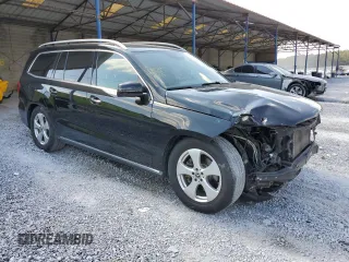 2017 Mercedes-Benz GLS with VIN 4JGDF6EE7HA930048, listed as a Copart auction lot 70063163 with 77,073 mi miles. Bid and sale history available at carsss.com. Image 4.