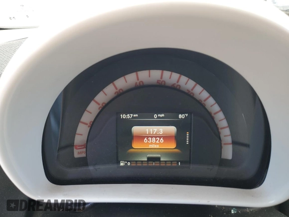 2016 Smart fortwo Passion with VIN WMEFJ5DAXGK084125, listed as a Copart auction lot 59374855 with 63,826 mi miles and Salvage title. Bid and sale history available at DreamBid. Image 9.