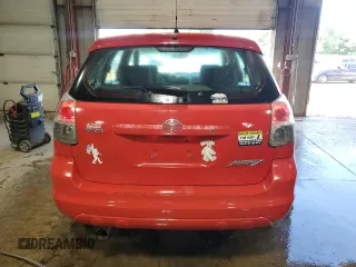 2006 Toyota Matrix STD with VIN 2T1KR32E96C603651, listed as a Copart auction lot 61500995 with 192,651 mi miles and Salvage title. Bid and sale history available at DreamBid. Image 6.