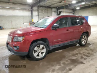2016 Jeep Compass Sport with VIN 1C4NJCBA0GD811004, listed as a Copart auction lot 47080595 with 109,267 mi miles and Clean Title. Bid and sale history available at DreamBid. Image 1.
