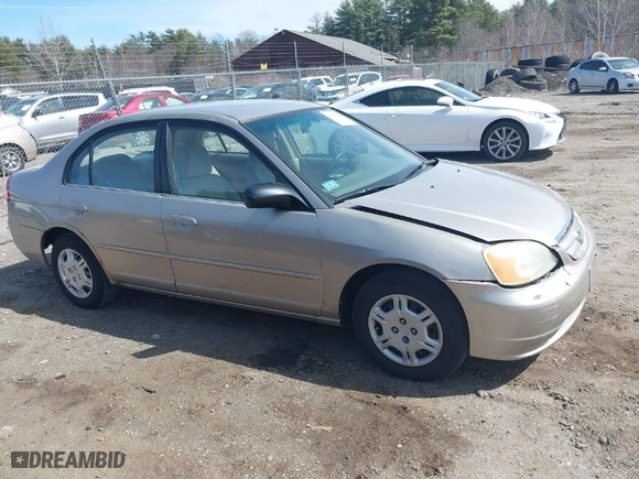 2002 Honda Civic LX with VIN 1HGES16542L069740, listed as a IAAI auction lot 41902478 with 146,627 mi miles. Bid and sale history available at carsss.com. Image 13.