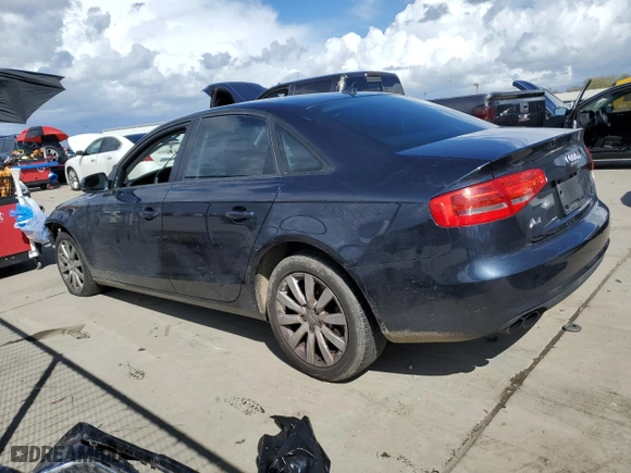 2014 Audi A4 Premium with VIN WAUAFAFL2EA004477, listed as a Copart auction lot 49295435 with 0 mi miles and Salvage Title. Bid and sale history available at carsss.com. Image 2.