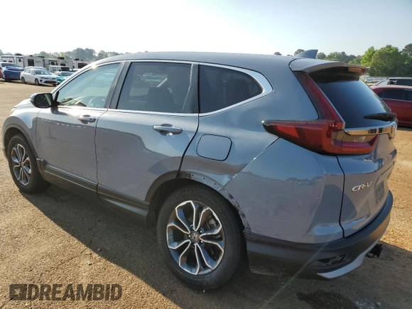2022 Honda CR-V EX with VIN 2HKRW2H55NH615882, listed as a Copart auction lot 51936625 with 47,323 mi miles and Salvage Title. Bid and sale history available at carsss.com. Image 2.