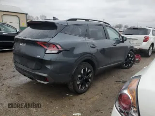 2024 Kia Sportage X-Line with VIN 5XYK6CDF3RG197941, listed as a Copart auction lot 44265665 with 8,025 mi miles and Salvage Title. Bid and sale history available at carsss.com. Image 3.
