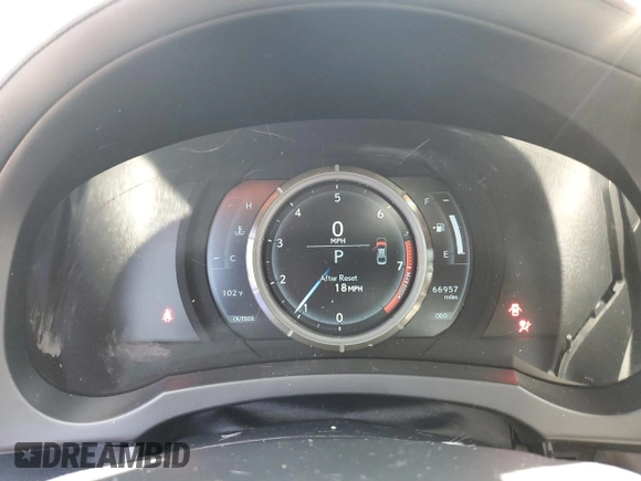 2015 Lexus IS 250 with VIN JTHBF1D20F5074084, listed as a Copart auction lot 60724265 with 66,957 mi miles and Salvage title. Bid and sale history available at DreamBid. Image 9.