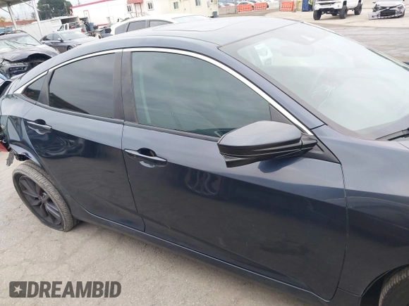 2020 Honda Civic Sedan EX-L with VIN 19XFC1F74LE209538, listed as a IAAI auction lot 42035988 with 51,893 mi miles. Bid and sale history available at carsss.com. Image 13.