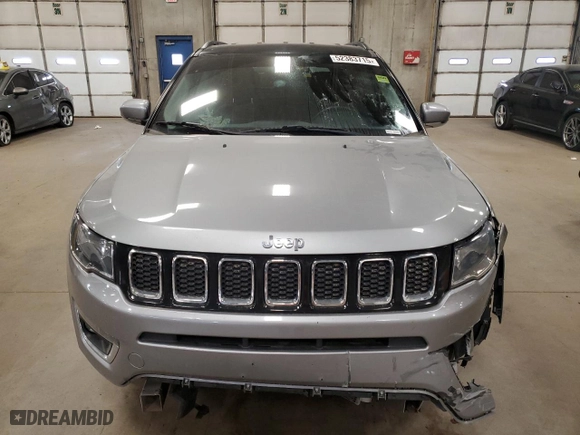2020 Jeep Compass Limited with VIN 3C4NJCCB4LT194010, listed as a Copart auction lot 52383715 with 100,877 mi miles and Clean Title. Bid and sale history available at carsss.com. Image 5.