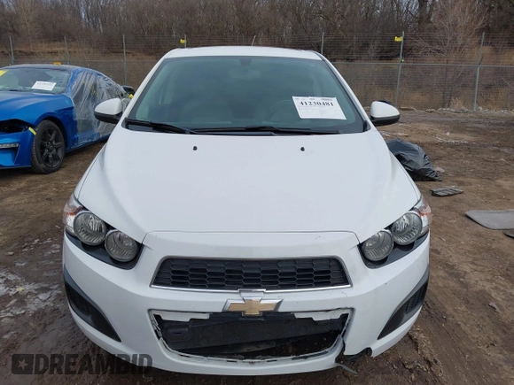 2015 Chevrolet Sonic LS with VIN 1G1JA6SH3F4160438, listed as a IAAI auction lot 41230481 with 98,424 mi miles and . Bid and sale history available at DreamBid. Image 12.