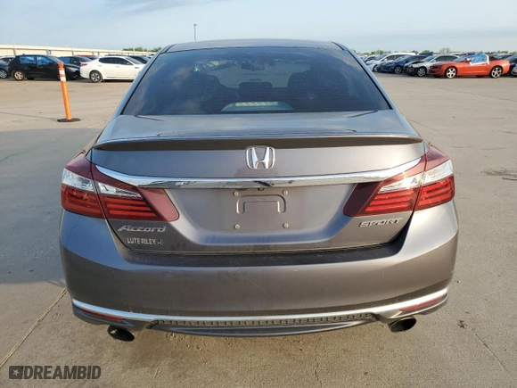 2016 Honda Accord Sedan Sport with VIN 1HGCR2F52GA065116, listed as a Copart auction lot 51277135 with 155,351 mi miles and Salvage Title. Bid and sale history available at carsss.com. Image 6.