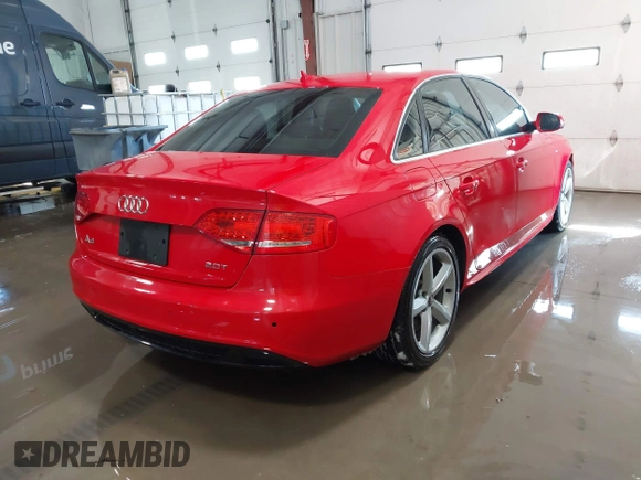 2012 Audi A4 2.0T Premium Plus with VIN WAUEFAFL4CN013057, listed as a IAAI auction lot 41565131 with 104,448 mi miles. Bid and sale history available at carsss.com. Image 4.