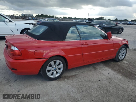 2005 BMW 3 Series 325Ci with VIN WBABW33485PL36370, listed as a Copart auction lot 83748104 with Not Provided miles and Non Repairable. Bid and sale history available at carsss.com. Image 3.