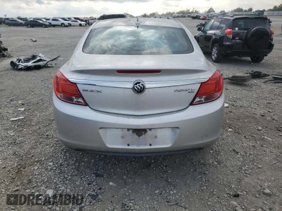 2011 Buick Regal CXL RL1 with VIN W04GN5EC5B1056829, listed as a Copart auction lot 77863754 with 126,598 mi miles and Salvage Title. Bid and sale history available at carsss.com. Image 6.