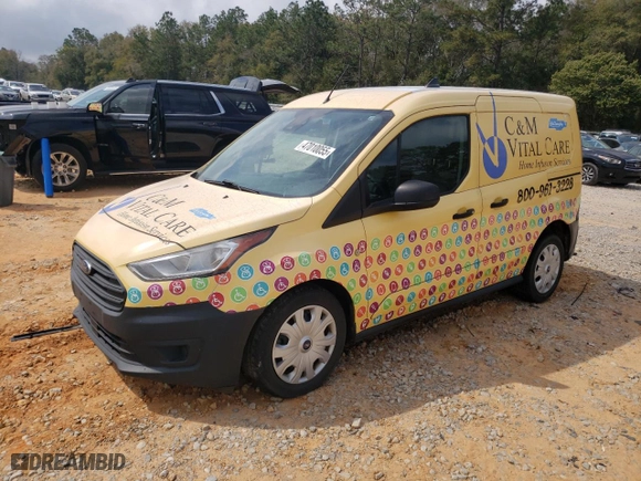 2019 Ford Transit Connect Van XL with VIN NM0LS6E26K1405875, listed as a Copart auction lot 47010055 with 188,930 mi miles and Clean Title. Bid and sale history available at carsss.com. Image 1.