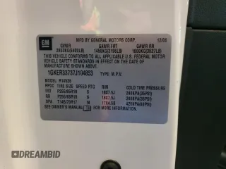 2007 GMC Acadia SLT z VIN 1GKER33737J104853, wystawiony jako Copart lot #84015424 z przebiegiem 155 701 mil mil oraz Szkoda całkowita • Salvage title. Historia ofert i sprzedaży dostępna na DreamBid. Obrazek 14.